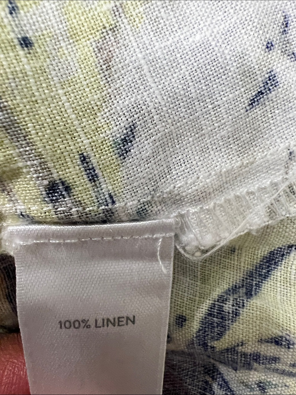 J. Jill Yellow, Navy & White Leaf-Print Maxi Dress - Picture 4 of 7